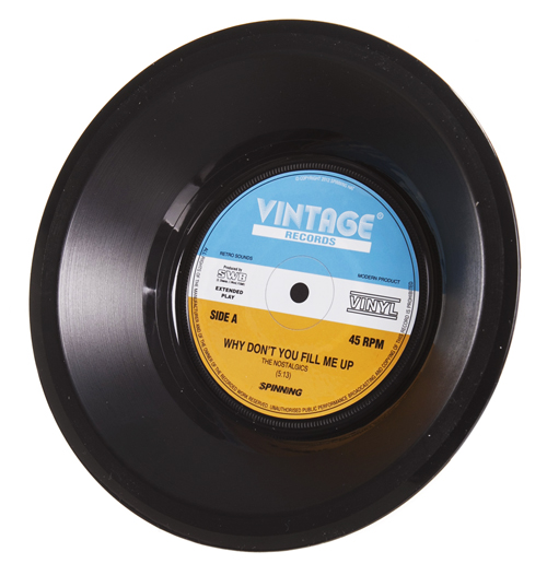 Retro Vinyl Bowl