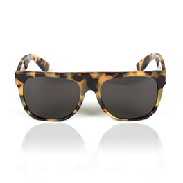 Retrosuperfuturefashion Retro Super Future Cheetah Flat Top Sunglasses
