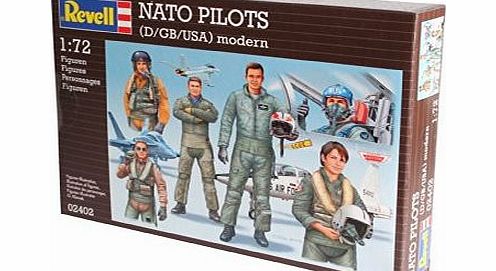 Revell Nato Pilots Modern Plastic Model Kit D/ GB/ USA