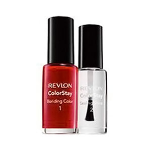 Revlon Colorstay Nail Duo System 2x 9.8ml - Continous Cranberry(09)