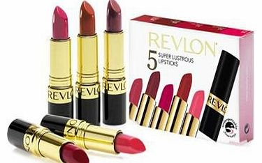 Super Lustrous Lipstick- Pack of 5 Lipstick- Mothers Day Special offer