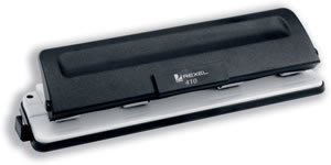 Rexel 410 Punch 4-Hole Metal with Plastic Base