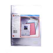 Rexel A4 Clear Plastic File Folders