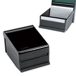 Rexel Agenda Deluxe Card Index Box Capacity 300