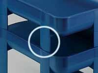 REXEL Agenda2 blue variable height riser, SET of 5