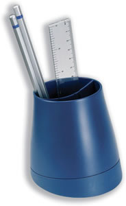 Rexel Agenda2 Pencil Cup W97xD97xH108mm Blue Ref