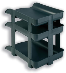 Rexel Agenda2 Risers W45xD6xH70mm Charcoal Ref