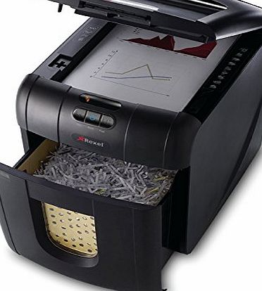 Rexel Auto  100X Cross Cut Paper / Credit Card Shredder with 100 Sheet Capacity and Jam Clearance