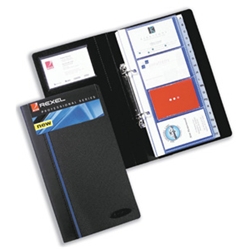 Rexel Business Card Book Professional Ring