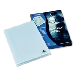 Rexel Clear Plastic Cutback Folder Colourless