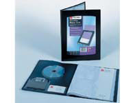 REXEL Clearview 10320 A4 24 pocket black