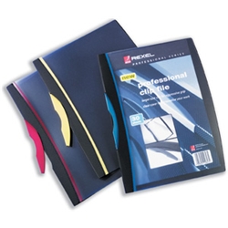 Rexel Clip Files Professional Clear Front Cover