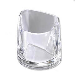 Rexel Nimbus Pencil Cup Acrylic Large Clear Ref
