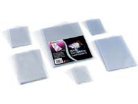 REXEL Nyrex 12010 clear PVC top opening card holders,