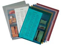 REXEL Nyrex 12161AS A4 120 micron cut flush assorted