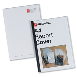 Rexel Nyrex 80 Report Covers A4 Clear Ref 12360