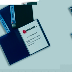 rexel See and Store Book 10 Pocket Black
