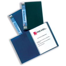 rexel See and Store Book 10 Pocket Blue