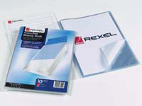 REXEL Superfine 10510 A4 10 pocket clear display
