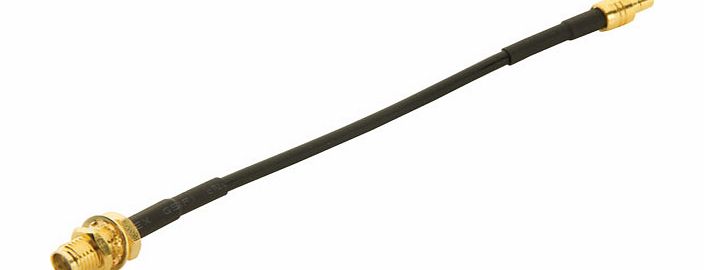 RF Solutions SMA Female Chassis Mount to SMB Female 100mm