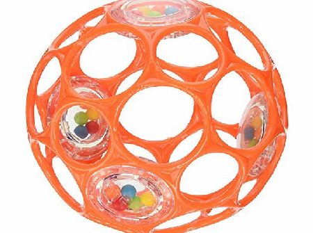 Rhino Toys Oball with Rattle (1 supplied, colours may vary)
