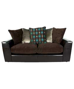 Rhodes Large Sofa - Chocolate