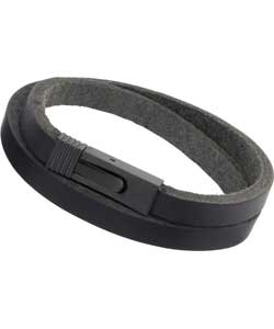 Rhona Sutton Mens Square Leather Double Bracelet