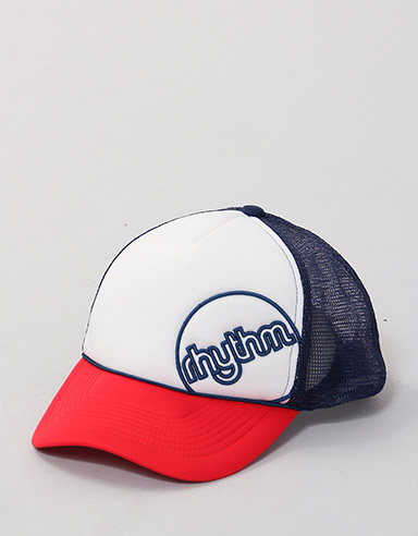 Rhythm Arch Trucker cap - Blue/Red