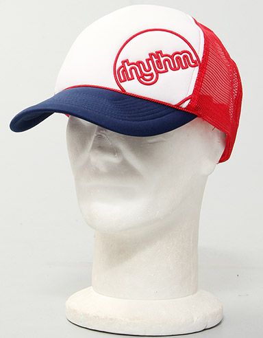Rhythm Arch Trucker cap - Navy/Red