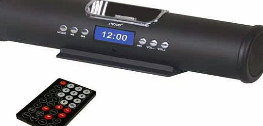 (Ricco V10) Aluminium Power Tube 30-Pin iPhone 4S 3GS iPod Nano Touch Classic iPad Shuffle Portable Travel Charger Speaker and Docking System Latest Model for iPods+MicroSD MEMORY CARD +USB Flash Driv