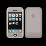 Ricco WHITE Silicon Clear Protective Case Skin For iPhone and iPhone 3G 3Gs 3G S TRANSPARENT 8GB 16GB 32GB
