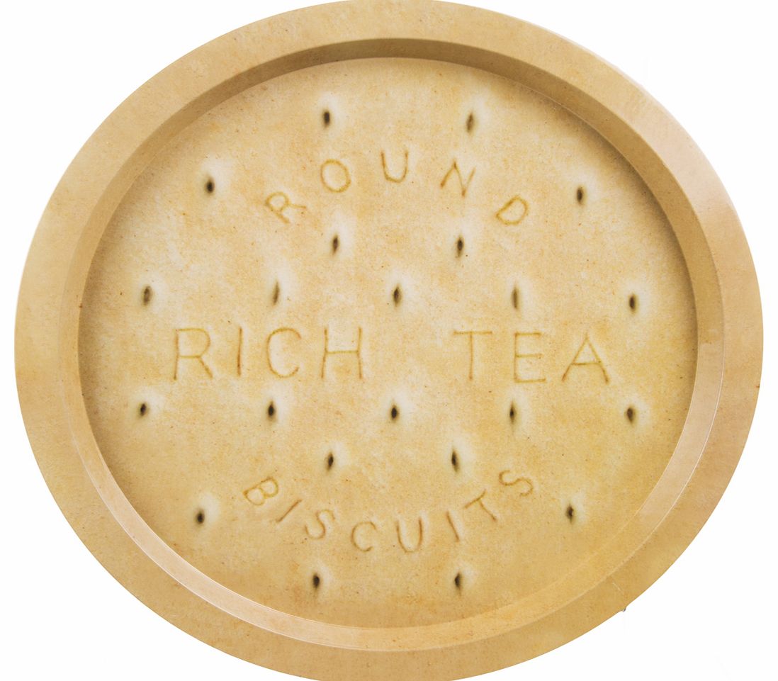 Tea Biscuit Good Enough To Eat Round Tin Tray