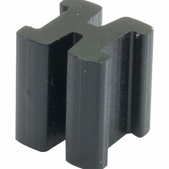 Richco T1 9.5mm Black Square LED Spacer SQLEDS1-6-26