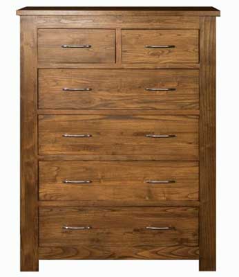 richmond DARK 2 OVER 4 CHEST OF DRAWERS DARK