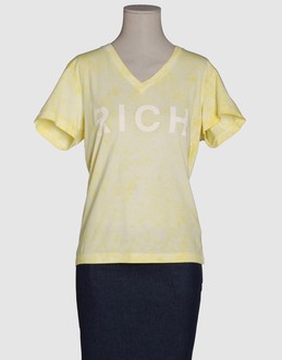 RICHMOND DENIM TOP WEAR Short sleeve t-shirts WOMEN on YOOX.COM