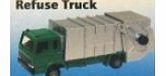 Service Vehicle Die-Cast Refuse Truck Model with Moving Parts