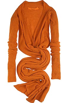 Rick Owens Cotton and mohair blend cardigan