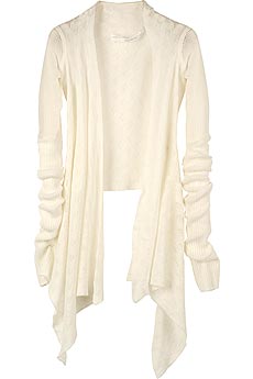 Rick Owens Merino wool shawl cardigan