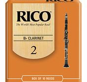 Rico Clarinet Reeds Strength 2 Pack of 10