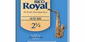 Rico Royal Alto Saxophone Reeds 2.5 10 Box