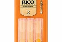 Rico Soprano Saxophone Reeds 2.0 3-Pack
