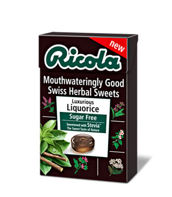 Swiss Herbal Liquorice Sweets 45g