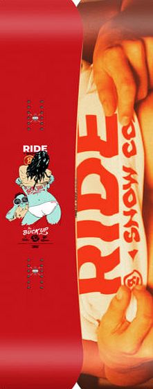Ride Mens Ride Buck Up Snowboard - Multi