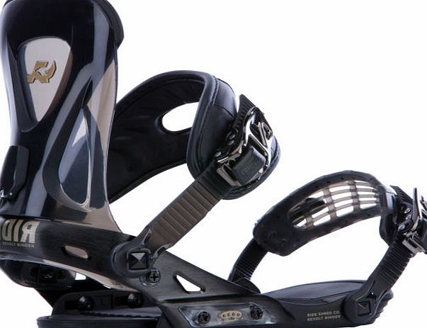 Ride Mens Ride Revolt Snowboard Bindings - Black