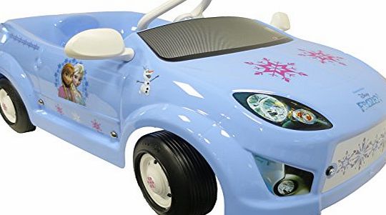 Rideontoys4u Frozen 2015 Light Blue Pedal Car