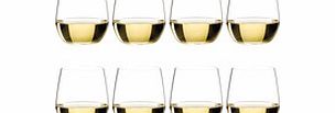Riedel 8 O Viognier and Chardonnay glasses