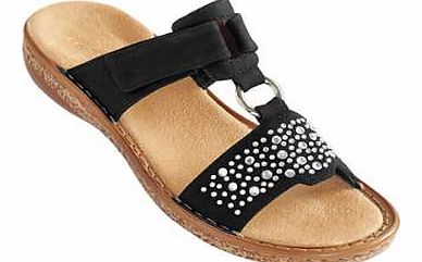 Rieker Diamante Slip on Sandals