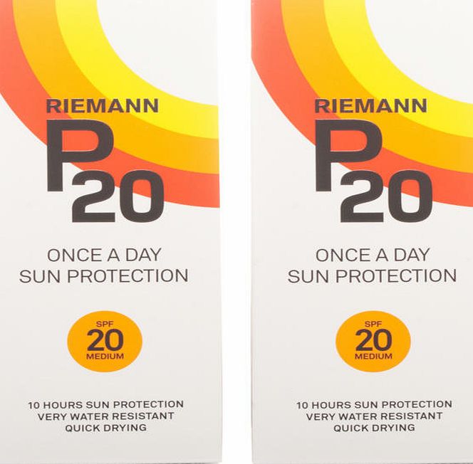 Riemann P20 Once A Day Sun Filter SPF20 Twin Pack