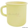 Yellow Rolled Rim Enamel Mug