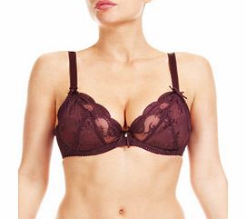 Alondra mulberry plunge bra